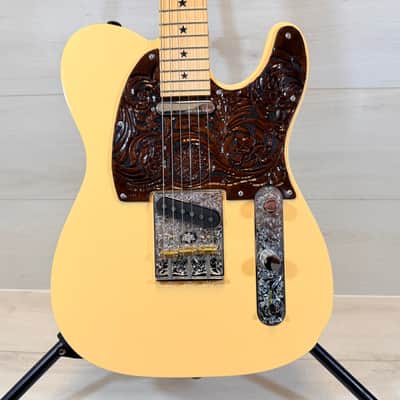 Unknown Custom Telecaster Partscaster Electric Guitar Warmoth Neck Rio Grande Tallboy Fender Noiseless w/ Hard Case image 2