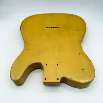 MJT Telecaster Body Lefty Relic Alder Nitro Butterscotch Light mjt6652 image 7