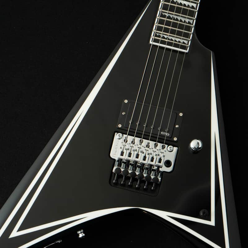 ESP EDWARDS E-ALEXI SAWTOOTH w/ESP GB-30V -Black with White Pin Stripe- #ED0713253 2025 [Made in Japan][Children of Bodom Alexi Laiho] image 1