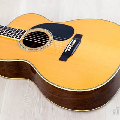 1998 Martin Custom 000-28 Brazilian Rosewood w/ Abalone Purfling, Pre-War Inlay & Case image 10
