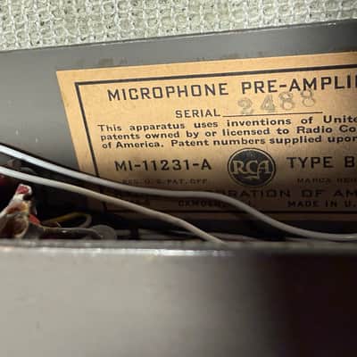Rare Vintage RCA BA-11A Tube Preamplifiers for RCA Ribbon Microphones Langevin 116 Collins imagen 9
