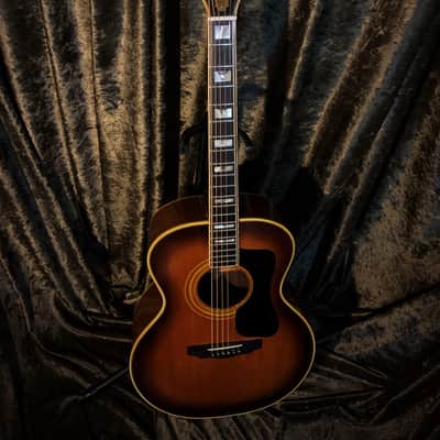 Guild F30 Rosewood Sunburst with F50 appointments Ultra Rare Bear Claw top Vintage Westerly Acoustic image 4