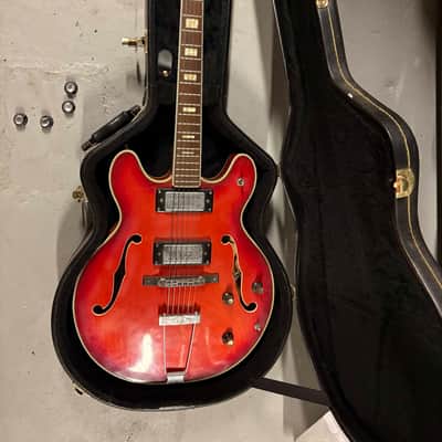 Epiphone EA-250 with Trapeze Tailpiece 1972 - 1974 - Cherry image 1