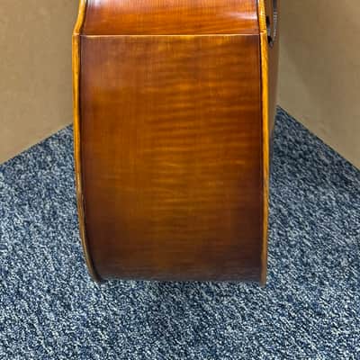 Aged Fully Carved Upright Double Bass - Left Handed image 4