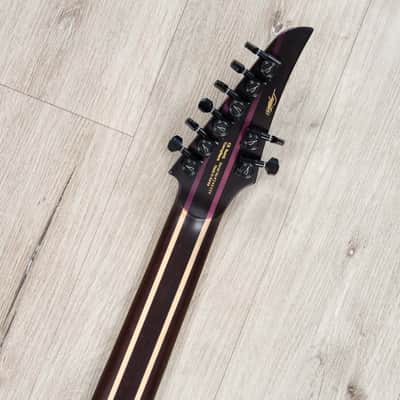 Legator Ninja N8FX Multi-Scale 8-String Guitar, Ebony Fretboard, Blood Moon image 9