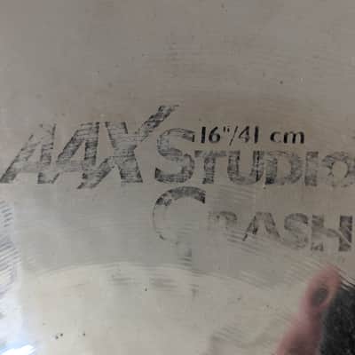 Sabian 16" AAX Studio Crash Cymbal 1993 - 2001 - Brilliant image 4