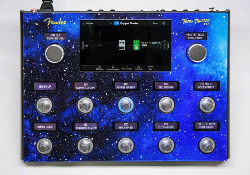 Fender Tone Master Pro Premium Acrylic Protective Cover Space Blue image 1