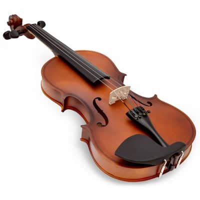 Stringed Musical Instruments - Premium Handcraft Violin for Kids Adults 4/4 Violin w/Case, Violin Bow, Horse Bridge, Extra Strings, Shoulder Rest, Rosin, Clip-on Tuners - Natural Matte image 3