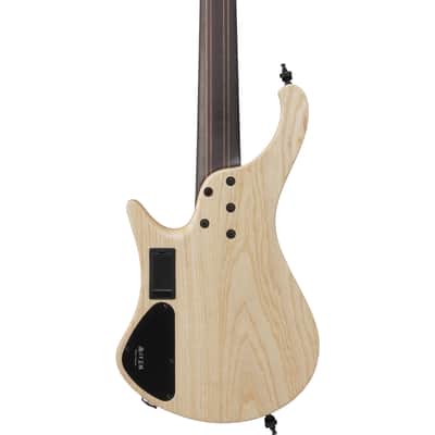 Ibanez Bass Workshop EHB1675MS-NTF Natural Flat - 5-String Electric Bass image 4