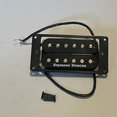 2016 USA Seymour Duncan SH2N Jazz Black Neck Humbucker Guitar Pickup w/ Ring 7.45k image 1