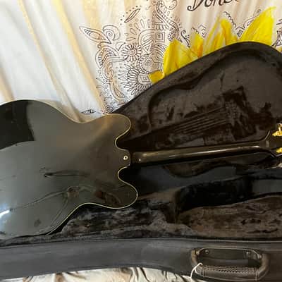 Epiphone Sheraton II Electric Guitar Black Ebony w Case image 6