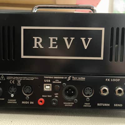REVV G20 2-Channel 20-Watt Guitar Amp Head with Reactive Load and Virtual Cabinets 2020 - 2021 - Black image 2