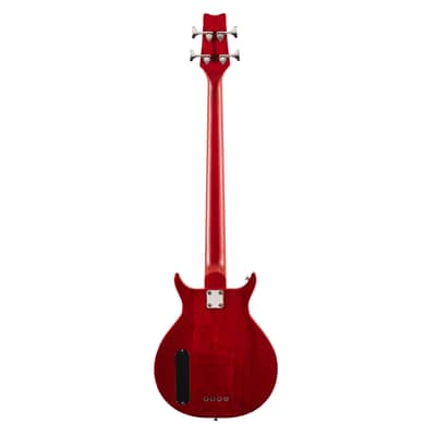 Washburn Scavenger 4-String Bass Guitar - Trans Red image 8