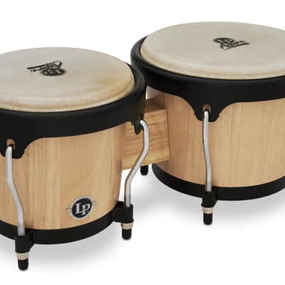 Latin Percussion LP Aspire 6 3/4 - 8" Bongo - Oak Natural Black (LPA601-AW) image 2
