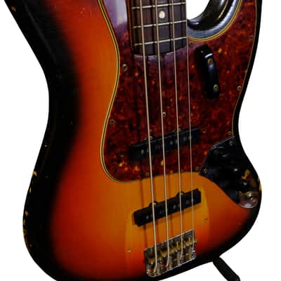 Used Fender 1965 Jazz Bass - 3 Color Sunburst image 19
