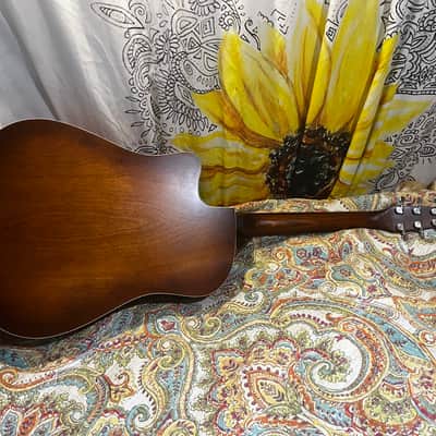 Seagull Entourage Autumn Burst CW QIT Acoustic Electric Guitar image 8