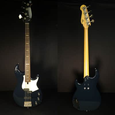 Used Yamaha BBP34 4 String Electric Bass Midnight Blue w/case image 2