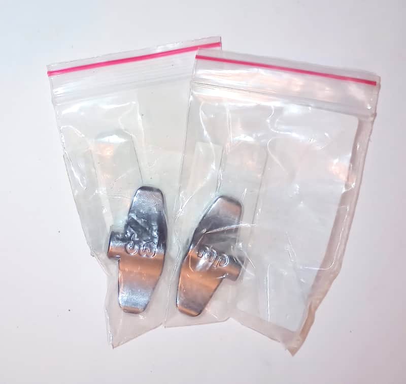 DW 6mm WING NUTS PAIR (2012 VERSION) - CHROME - FREE SHIP TO C-USA! image 1