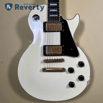 Burny RLC-70 Les Paul Custom Model Made in Japan 1990 White image 2