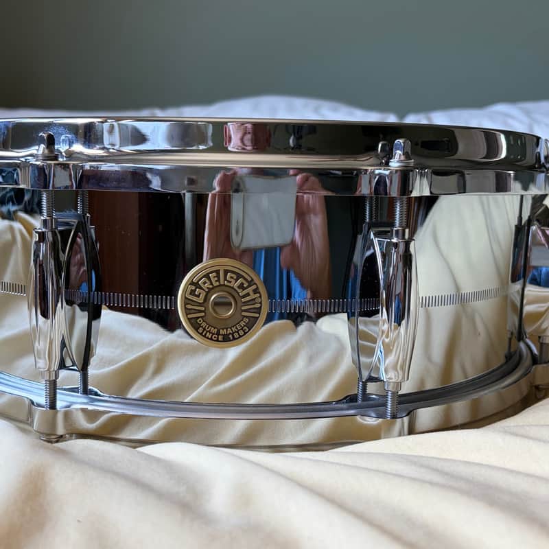 Gretsch USA Custom  Chrome Over Brass Snare 4160 image 1