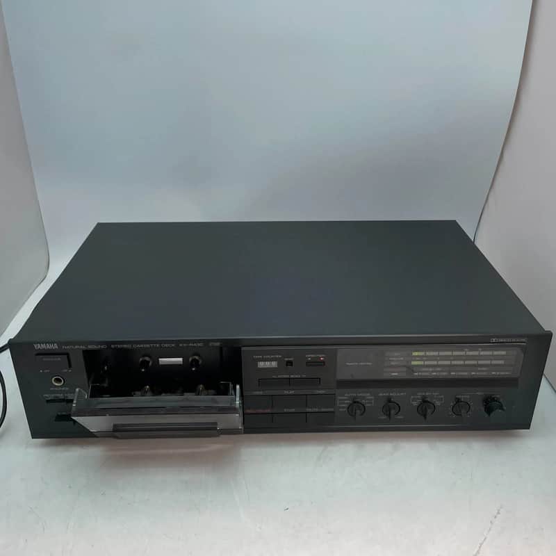 Yamaha KX-R430 Stereo Cassette Deck w/ Remote+OG Box+Manual FOR PARTS ONLY image 1