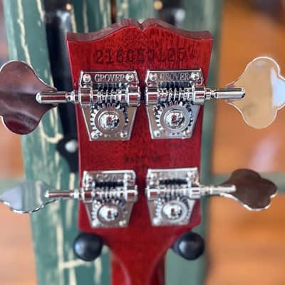 Gibson 2025 Standard SG 4 String Electric Bass Guitar W Case Heritage Cherry image 8