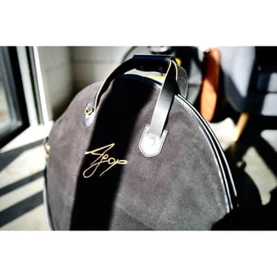 Istanbul Agop Waxed Canvas Leather Cymbal Bag 22" image 2