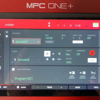 Akai MPC One + Standalone Sampler and Sequencer - Red image 6