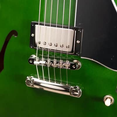 Gibson ES-335 Semi-Hollow Electric Guitar - Spearmint with Hardshell Case image 9