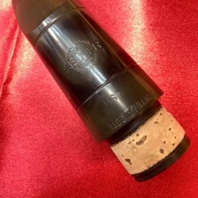 Vintage Selmer HS* Clarinet Mouthpiece-Made c.1965-New Cork-Strap Ligature+Cap image 2