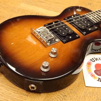 RISA Les Paul Tobacco Sunburst Electric Concert Ukulele #4974 image 14