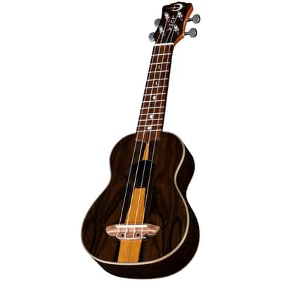 Luna Uke Ziricote Soprano Ukulele NEW w/ Gig Bag, UKE ZIRI S image 4