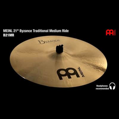 Meinl Byzance Traditional Medium Ride Cymbal 21 image 2