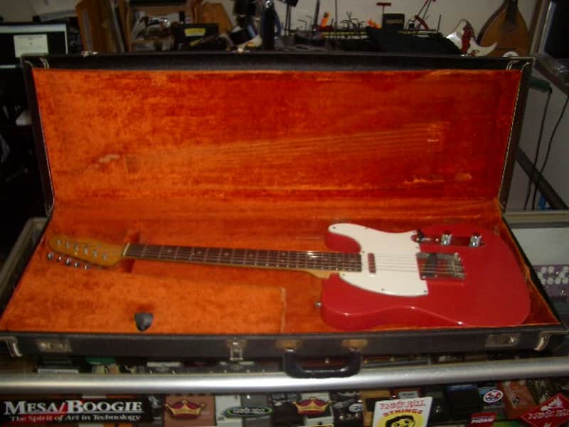 Fender Telecaster 1965 - Refinished Fiesta Red image 1