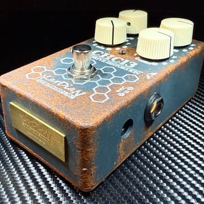 KarDian  CH-13 Overdrive-Distortion, OPEN BOX,  Chloroform, Sound Transplant Custom Build Series , 2024, Black-Brown-White Graphics image 5