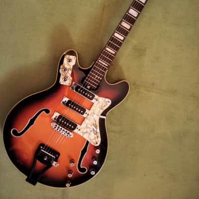 SOLO Gemini 60s Italian hollow body Crafted by Bartolini Cingolani image 2