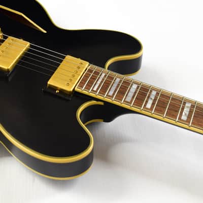 Epiphone Emily Wolfe Sheraton Stealth Semi-Hollow [DEMO] 2022 - Black Aged Gloss image 5
