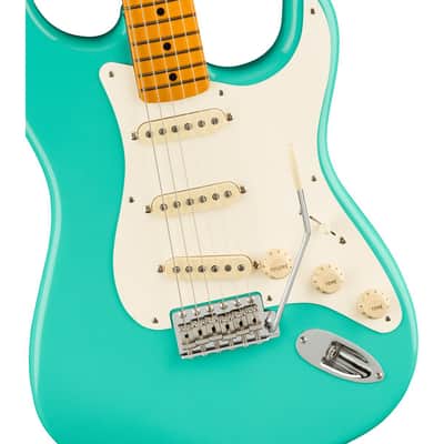 Fender American Vintage II 1957 Stratocaster Electric Guitar, Sea Foam Green image 3