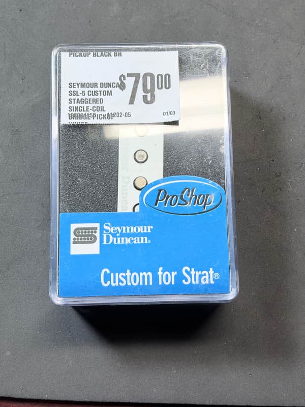 Seymour Duncan SSL-5 Custom Staggered Strat Pickup 2010s - White