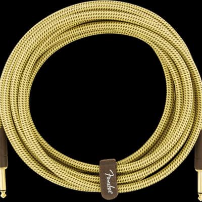 Fender Deluxe Series Instrument Cable, Straight/Straight, 15', Tweed image 3
