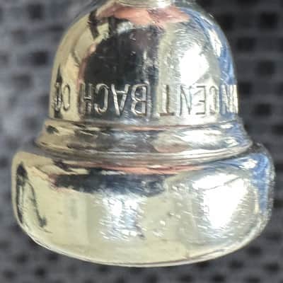 Used 1970’s Bach Stradivarius Model 37 Silver Trumpet with case and NY Bach 7C mouthpiece image 14