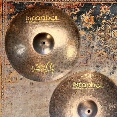 RARE Raw ISTANBUL Mehmet 61st Anniversary Vintage Series Hihats 14” 885 1105 g MINT Stunning image 3