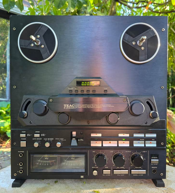 TEAC X-2000R Pro Serviced 1/4" 2-Track Open Reel Tape Deck, Demo Video, Upgrades image 1