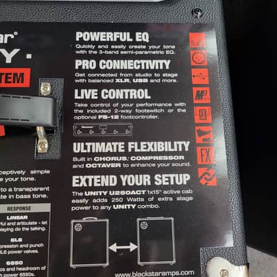 Blackstar Unity Series U250 250-Watt 1x15" Bass Guitar Combo Amp image 5
