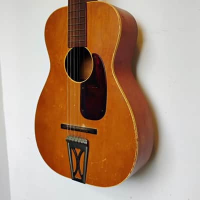 Harmony H927 "Stella" Parlor Tailpiece Guitar - 1960s - Natural - AS-IS image 8