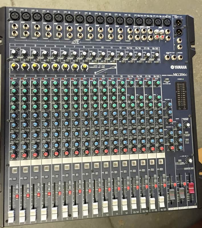 Yamaha MG206C mixing console image 1