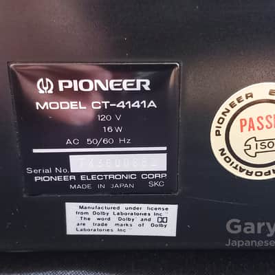 Pioneer CT-4141A Top-Loader Tape Deck CT 4141 Japan 1974 image 8