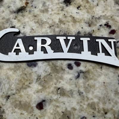 Carvin Metal Amp Or Case Logo Badge Emblem image 1