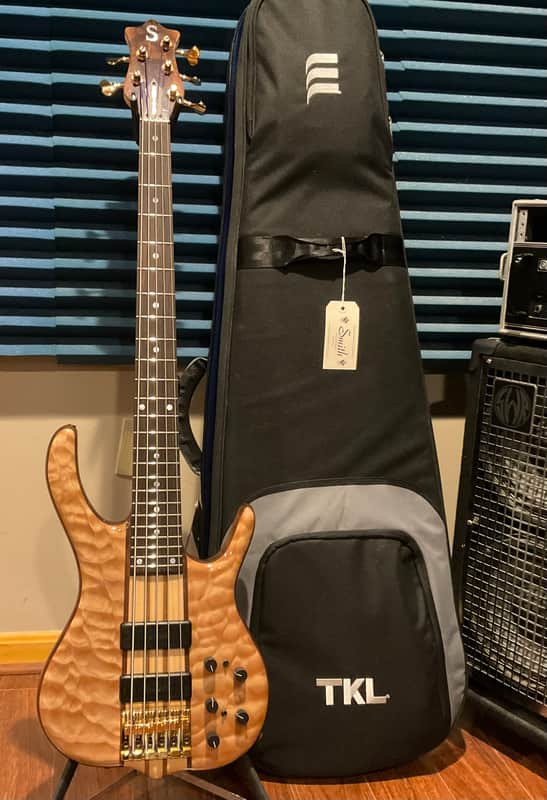 Ken Smith BSR 5 String Bass Quilt 2024 image 1