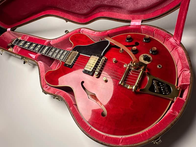 Gibson Custom Shop Murphy Lab Back To The Future '55 ES-345 "Reissue" Light Aged 2025 Cherry Red image 1